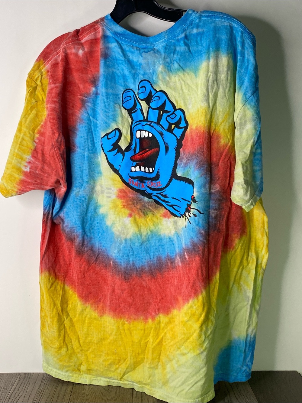 Santa Cruz Tie-Dye Short Sleeve Tee - Casual Summer Shirt - Men’s XL - 1447 - Picture 4 of 5
